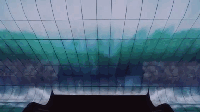 震驚了我的眼球！LG OLED把“瀑布”搬到了展會 2.gif